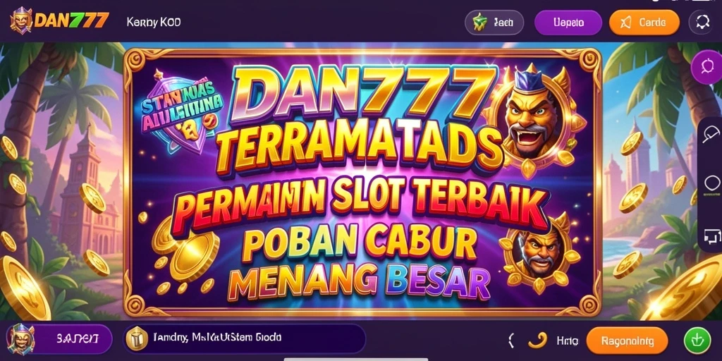 Tampilan screenshot gameplay seru DAN777 dengan aksi Slot yang menyenangkan.