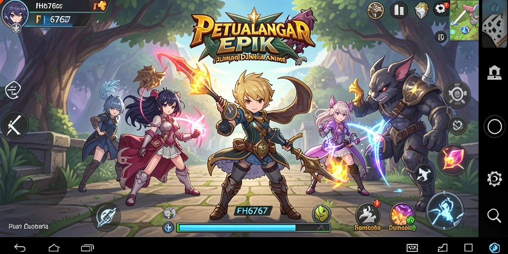 Screenshot FH6767 menampilkan aksi seru dalam dunia Anime yang menawan.