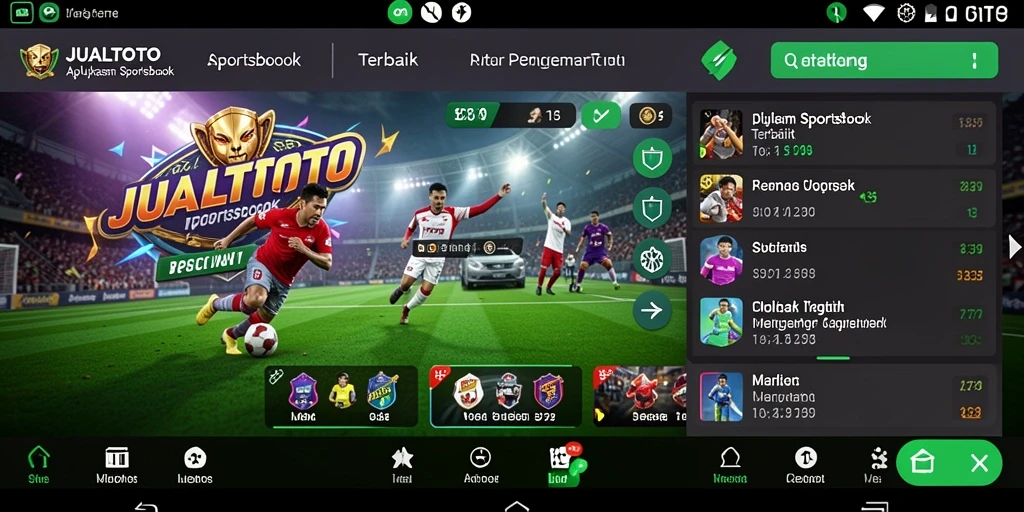 Gambar menampilkan gameplay taruhan olahraga di JUALTOTO.