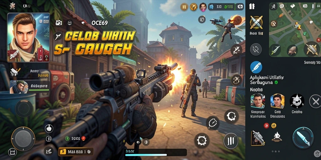 Tampilan aplikasi OCE69 yang intuitif dan menarik.