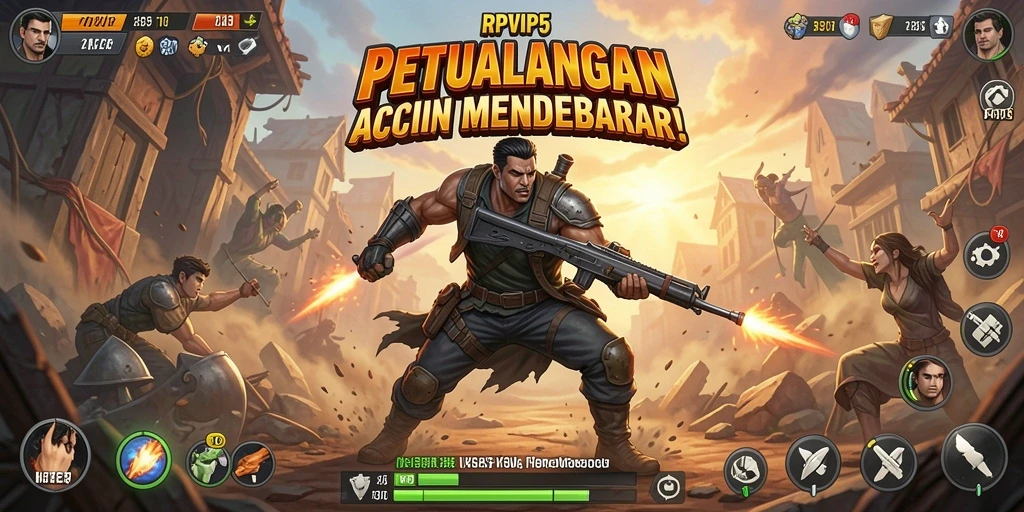 Gambaran utama gameplay RPVIP5 yang menegangkan dan penuh aksi.